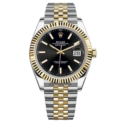 Rolex Datejust 41MM 126333-0014Steel/Gold Fluted Jubilee  Clean Factory BEST Quality 