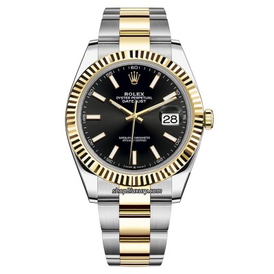 Rolex Datejust 41MM 126333-0013 Steel/Gold Fluted Oyster  Clean Factory BEST Quality 